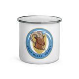 ¿Qué miras, bobo? Argentina GOAT Enamel Coffee Mug